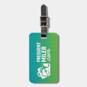 À Bagage Étiquette de bagages fréquemment utilisée par le v (Devant Vertical)