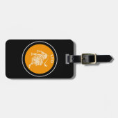 À Bagage Étiquette de bagages Leo (Devant horizontal)