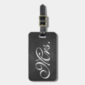 À Bagage Étiquette de bagages Mme Chalkboard (Devant Vertical)