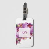 À Bagage Étiquette de bagages Monogram (Devant Vertical)