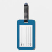 À Bagage étiquette de bagages pour chien greyhound (Dos Vertical)