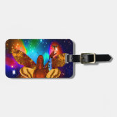 À Bagage Étiquette de bagages Star Moth (Devant horizontal)