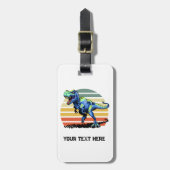 À Bagage Étiquette de bagages T-Rex (Devant Vertical)