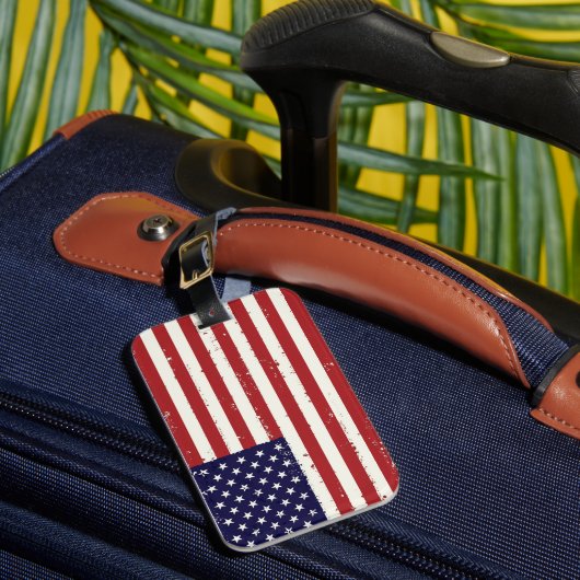 À Bagage Étiquette de bagages USA Flag! (Insitu Rectoal 1)