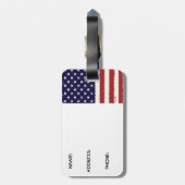 À Bagage Étiquette de bagages USA Flag! (Dos Vertical)