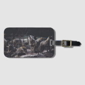 À Bagage Étiquette de bagages Wolf Pack (Devant Horizontal)