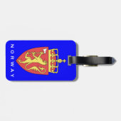 À Bagage Étiquette de bagasje de Norge   d'étiquette de (Dos horizontal)