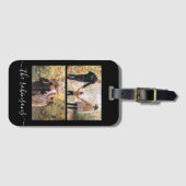 À Bagage Étiquette de collection photo Modern Script 2 (Devant Horizontal)