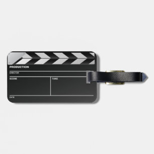 À Bagage Étiquette de coup de panneau de clapet de cinéaste