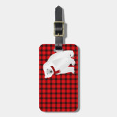 À Bagage Étiquette de la valise de l'ours polaire (Devant Vertical)