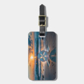 À Bagage Étiquette de la valise du dollar de sable (Devant Vertical)