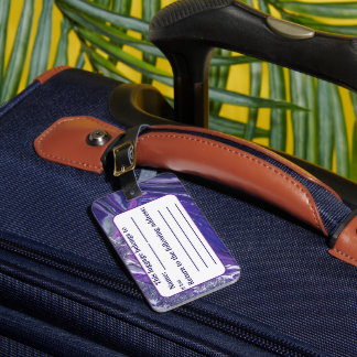 À Bagage Étiquette de la valise en acrylique pour le calme