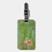 À Bagage Étiquette de lionne de l'amour de mère et de (Devant Vertical)