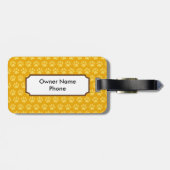 À Bagage Étiquette de nom de transporteur d'animal familier (Dos horizontal)