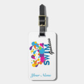 À Bagage Étiquette de sac de déesse de bain (Devant Vertical)