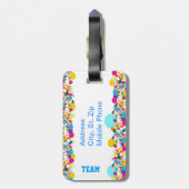 À Bagage Étiquette de sac de déesse de bain (Dos Vertical)