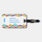 À Bagage Étiquette de sac de déesse de bain (Dos horizontal)