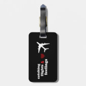 À Bagage Étiquette de sac de vol et de sensations (Dos Vertical)