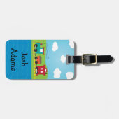 À Bagage Étiquette de sac de voyage de train (Devant horizontal)