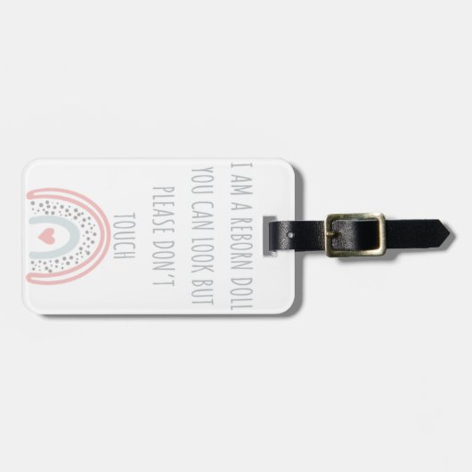 À Bagage Étiquette de siège de voiture de poupée renaissant (Devant horizontal)