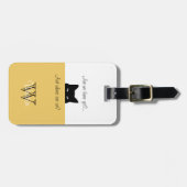 À Bagage Étiquette de transporteur pour animaux de compagni (Devant horizontal)