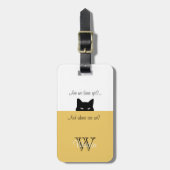 À Bagage Étiquette de transporteur pour animaux de compagni (Devant Vertical)