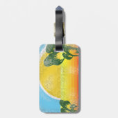 À Bagage Étiquette de voyage de vacances vintage (Dos Vertical)