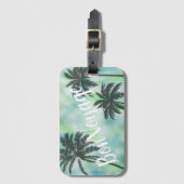 À Bagage Étiquette de voyage de voyage de fève (Devant Vertical)