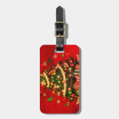 À Bagage Étiquette des bagages de Noël (Devant Vertical)