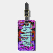 À Bagage Étiquette des bagages de paix (Devant Vertical)