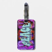 À Bagage Étiquette des bagages de paix (Dos Vertical)