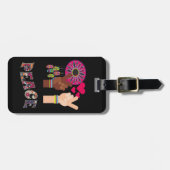 À Bagage Étiquette des bagages de paix (Devant horizontal)