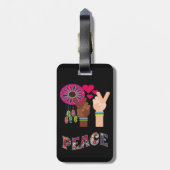À Bagage Étiquette des bagages de paix (Dos Vertical)