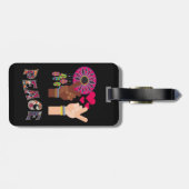 À Bagage Étiquette des bagages de paix (Dos horizontal)