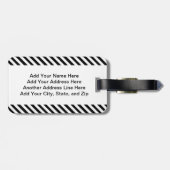 À Bagage Étiquette des bagages des infirmières (Dos horizontal)