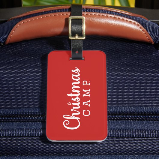 À Bagage Étiquette des bagages du camp de Noël (Insitu Rectoal 2)