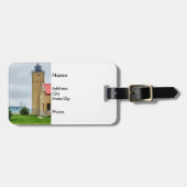 À Bagage Étiquette des bagages du pont Mackinac et du phare (Devant horizontal)