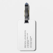 À Bagage Étiquette des bagages Skyline canadiens stylisés (Dos Vertical)