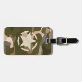 À Bagage Étiquette d'étoile sur le style de camouflage de (Devant horizontal)