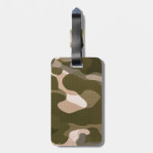 À Bagage Étiquette d'étoile sur le style de camouflage de (Dos Vertical)