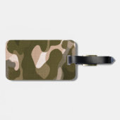 À Bagage Étiquette d'étoile sur le style de camouflage de (Dos horizontal)