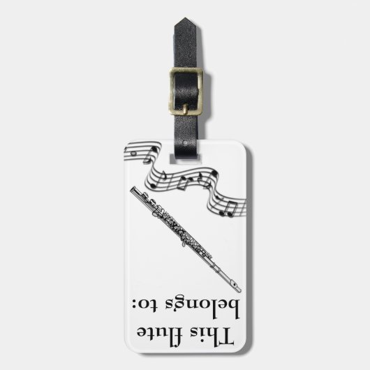 À Bagage Étiquette d'identification de cannelure (Devant Vertical)