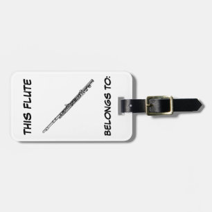 À Bagage Étiquette d'identification de cannelure