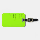 À Bagage Étiquette d'identification de chenil/caisse (Devant horizontal)