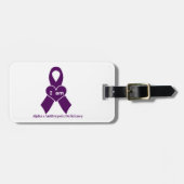 À Bagage étiquette d'insuffisance de álpha-1-antitrypsine (Devant horizontal)