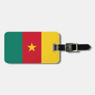 À Bagage Étiquette du drapeau camerounais