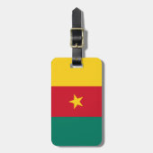 À Bagage Étiquette du drapeau camerounais (Devant Vertical)