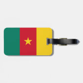 À Bagage Étiquette du drapeau camerounais (Dos horizontal)
