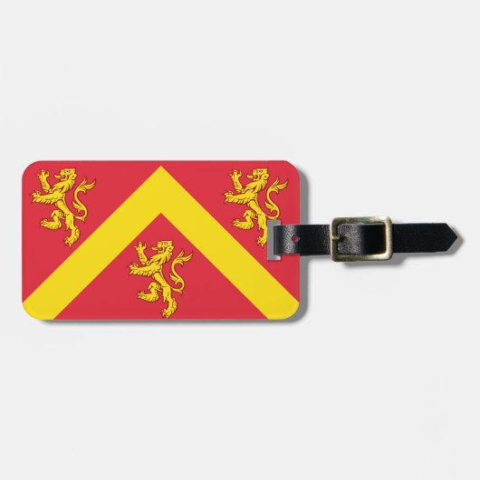 À Bagage Étiquette du drapeau d'Anglesey Luggage (Devant horizontal)