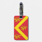 À Bagage Étiquette du drapeau d'Anglesey Luggage (Dos Vertical)